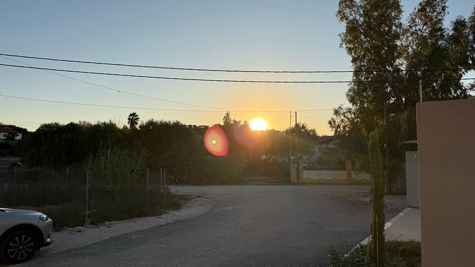 Sonnenaufgang.