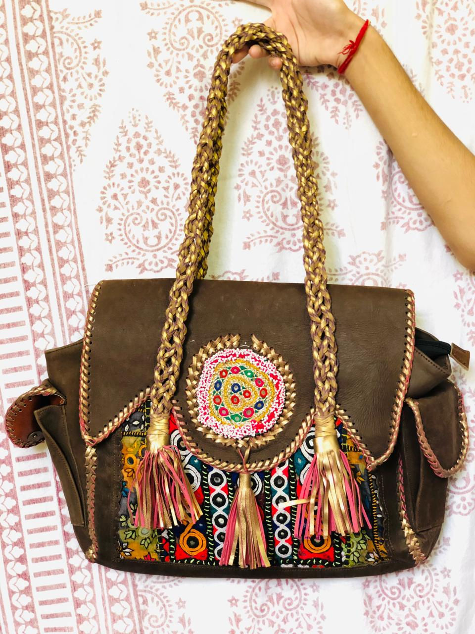 Thumbnail: Pure fox leather handbags