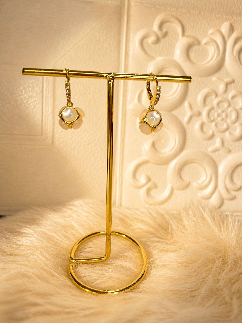 Miniature : Boucle pendante perle