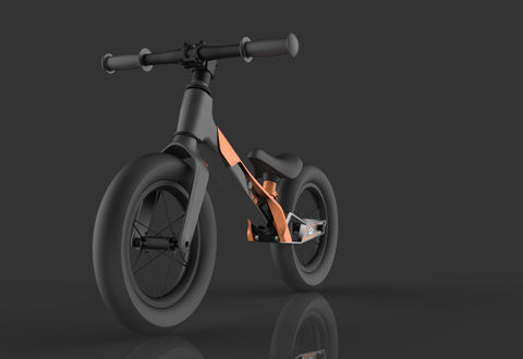 Off-road balance bike concept - Industrial design by Ron Ferencz.