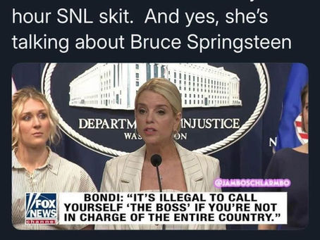 Midnight Meme Of The Day! Pam Bondi Didn't Really Say It But You Know She Thinks It!