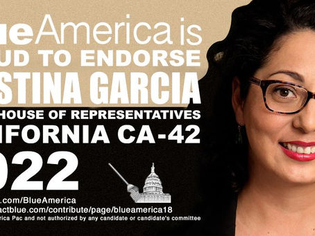 Endorsement Alert: Cristina Garcia-- A Proven Progressive Takes On An Establishment-Backed DINO