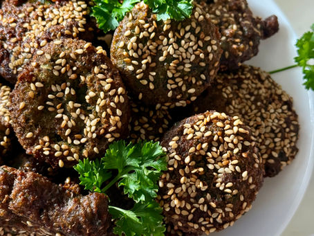 Homemade Falafel with Creamy Tahini Sauce (A Fresh, Herby Classic)