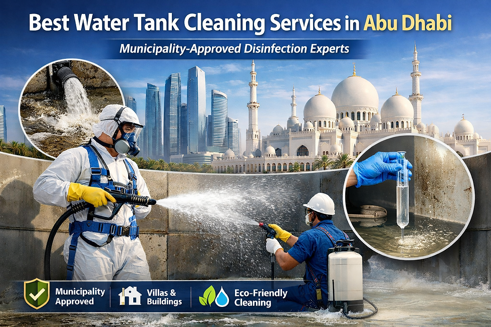 Water Tank Cleaning Services in Abu Dhabi