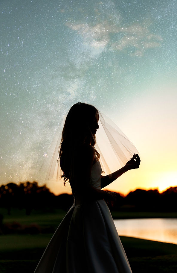 Letsinger Photo and Co Austin Texas Wedding Photography - Bride under the stars