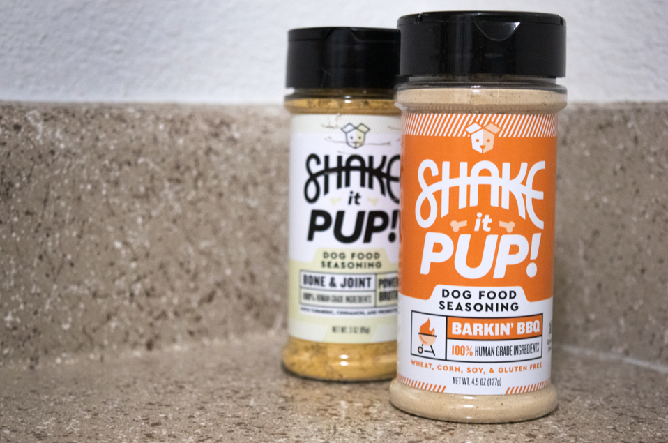 Shake It Pup dog food seasoning struck an $800k deal with Texas Billionaire Mark Cuban earlier this year after appearing on an episode of NBC's Shark Tank. Photo Credit: Tiffany Ditto