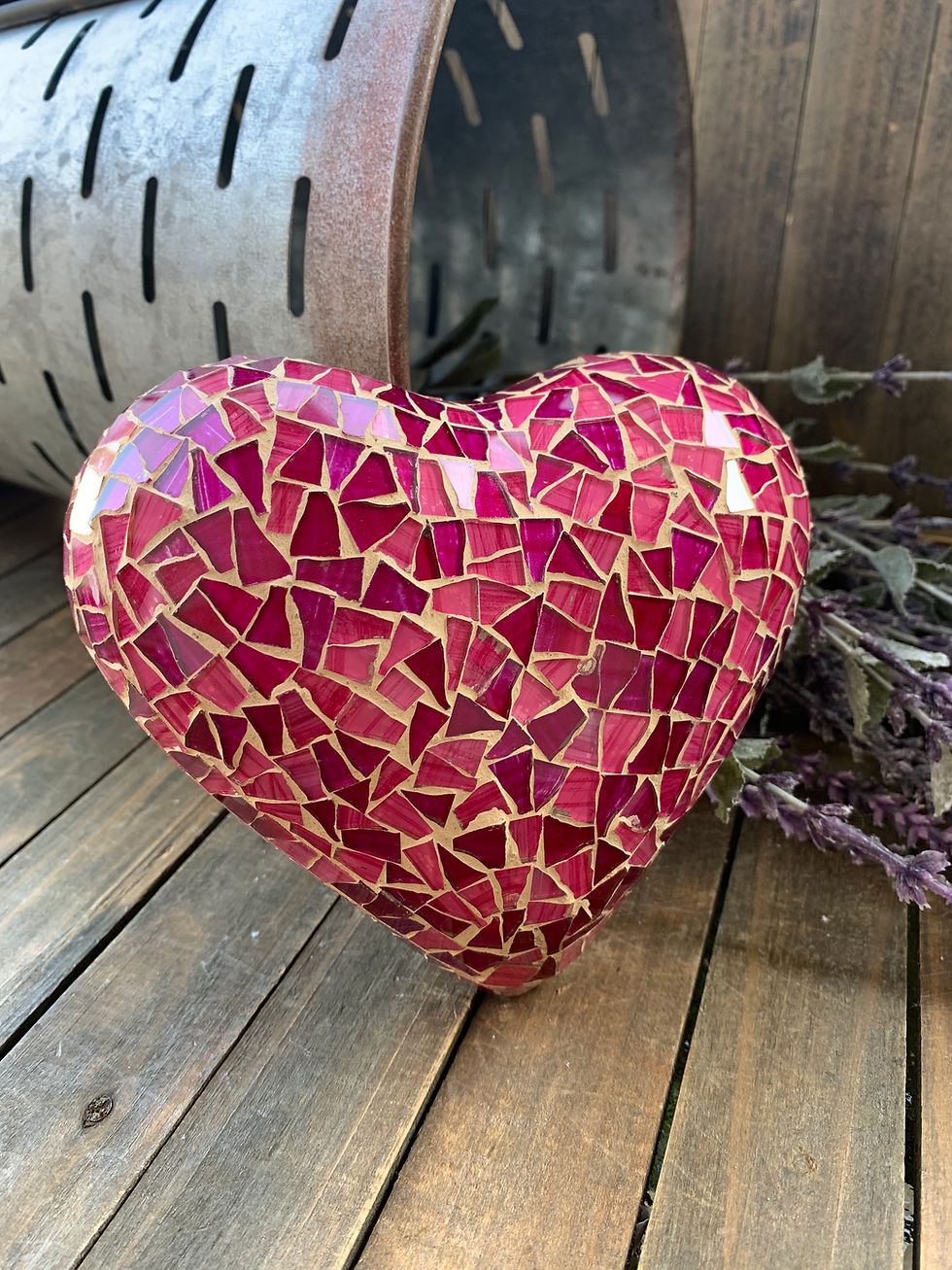 Thumbnail: Looking Glass Mosaic Heart