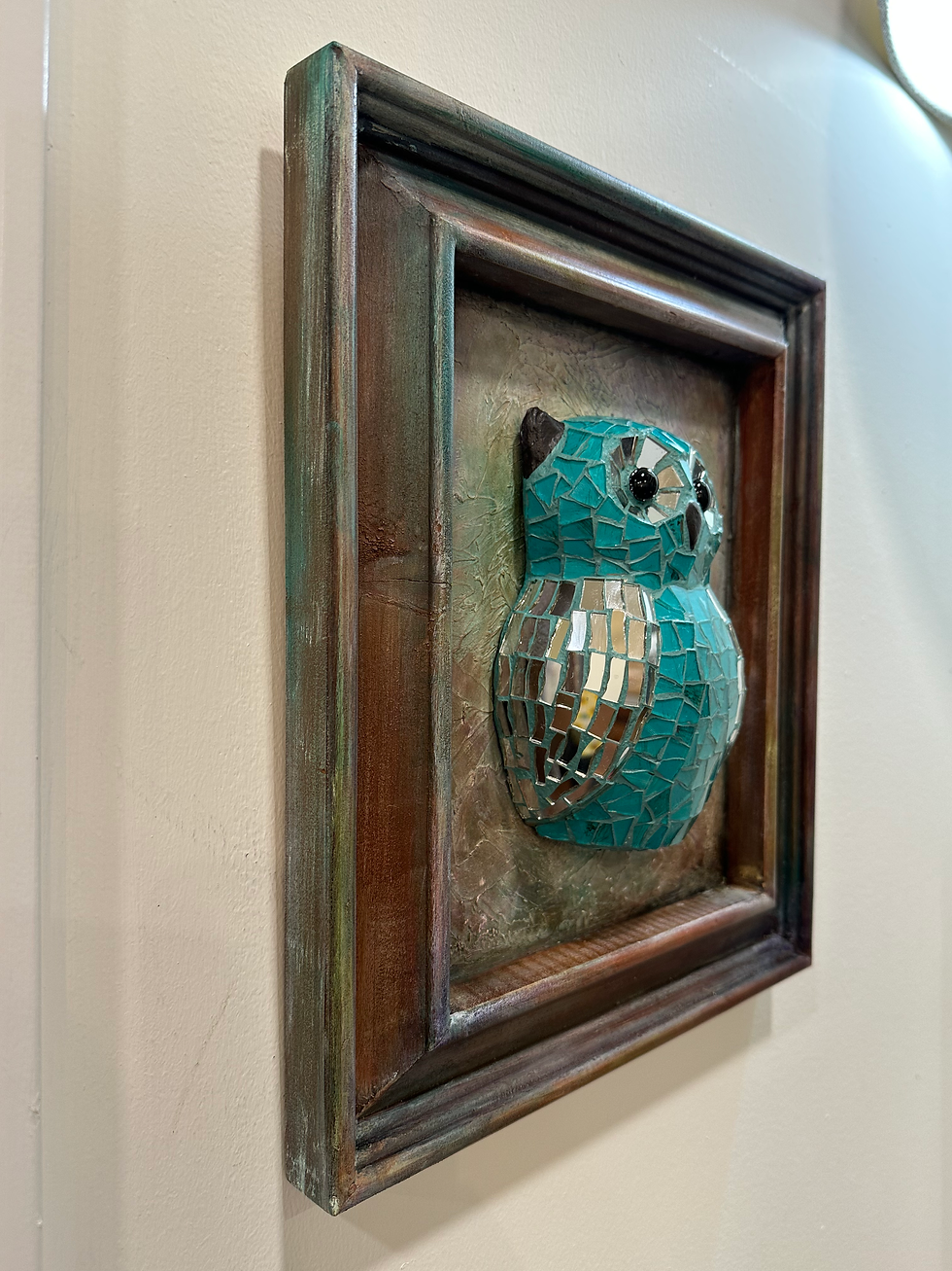 Thumbnail: Barn Owl in Mosaic Art 
