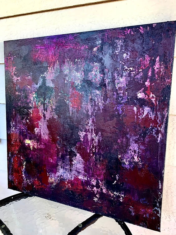 Thumbnail: Abstract Textured Original Art / Constelaciones / 24” X 24 "