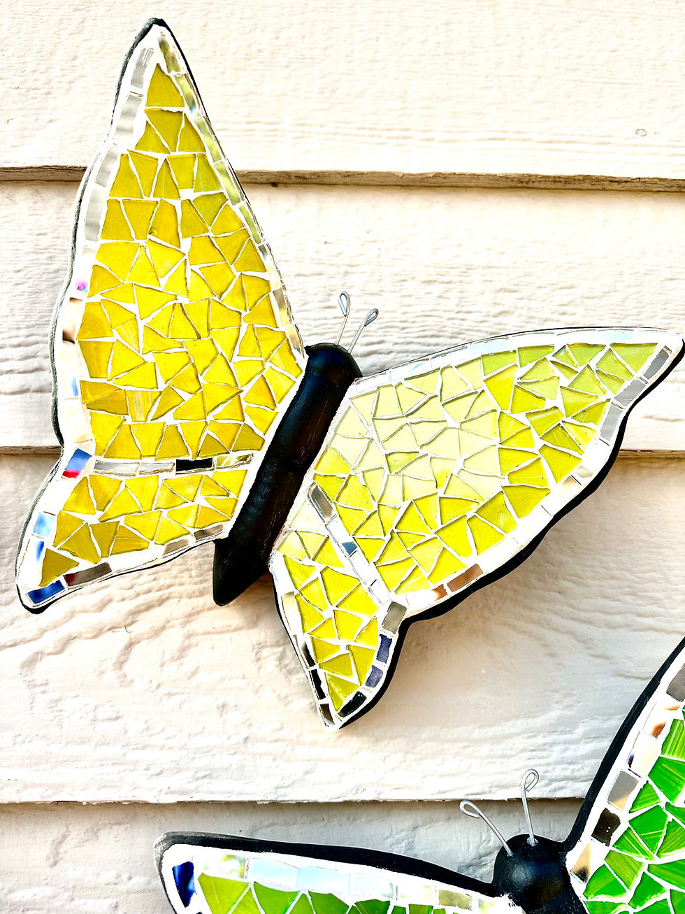 Thumbnail: Mosaic Butterfly / 11"x11"x3.5"/ Large Size