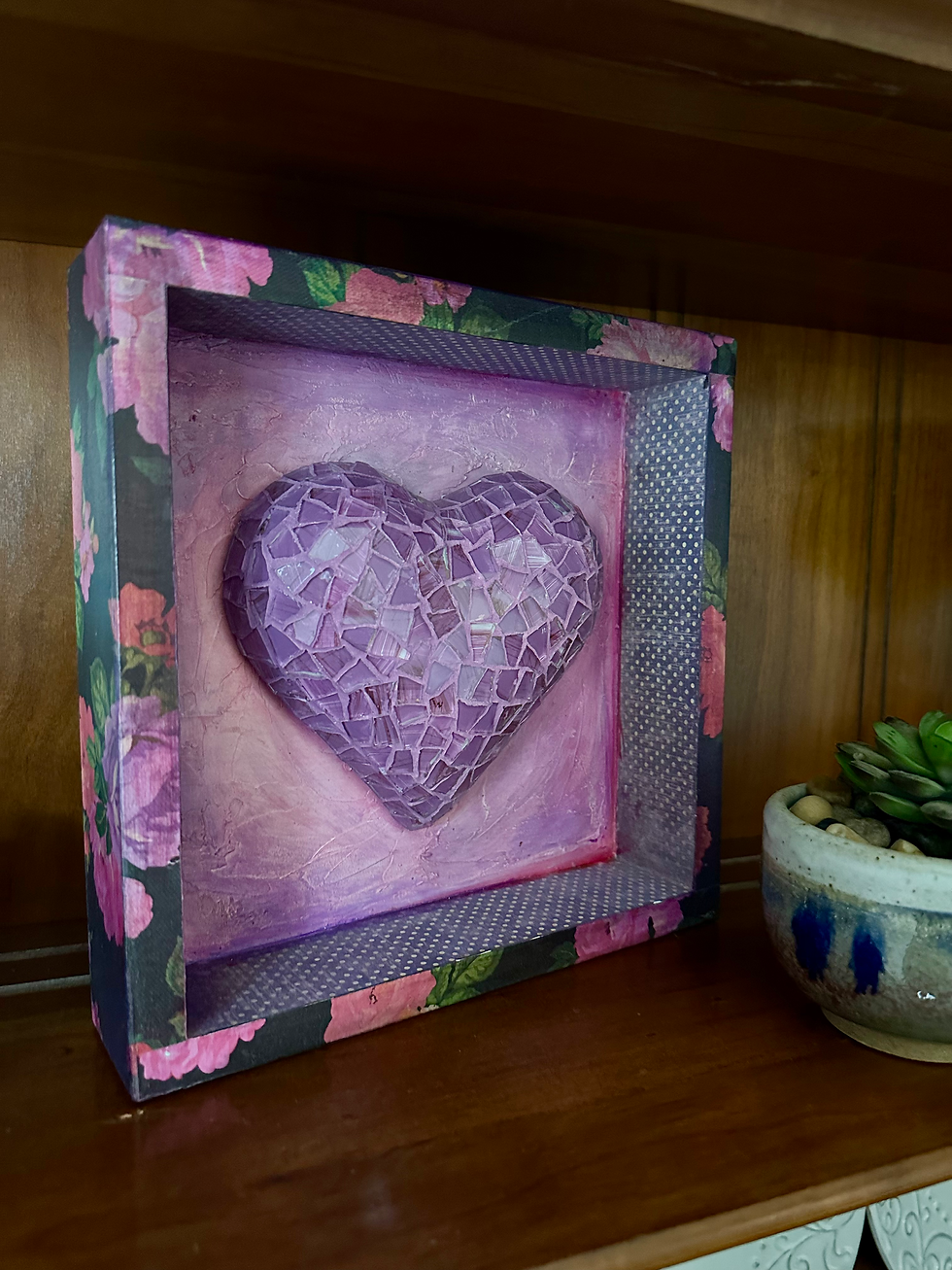Thumbnail: poetic Heart Mosaic Art /By Margarita Warner