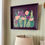 Thumbnail: Mi Paraíso en Flores – 27” x 23” x 2.5” | Original by Margarita Warner