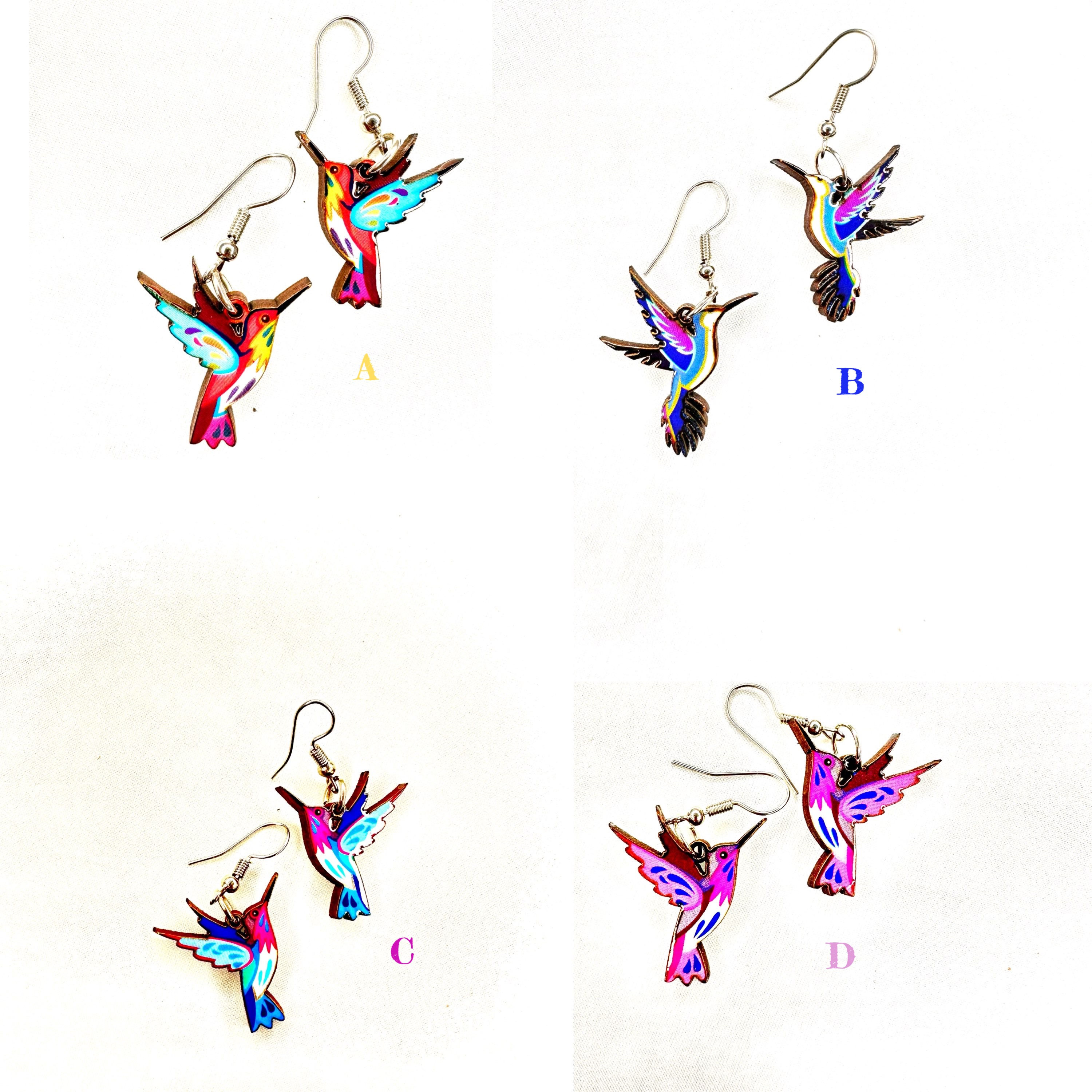 Hummingbirds earrings 