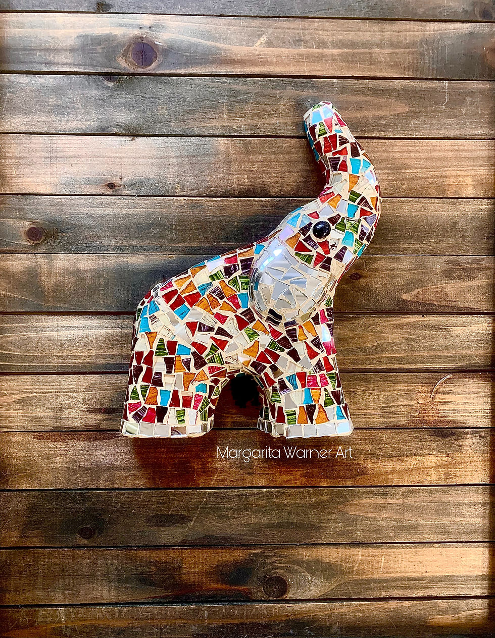 Gaudi Elephant Statue  Nicho Art /12" x 12"x 2"