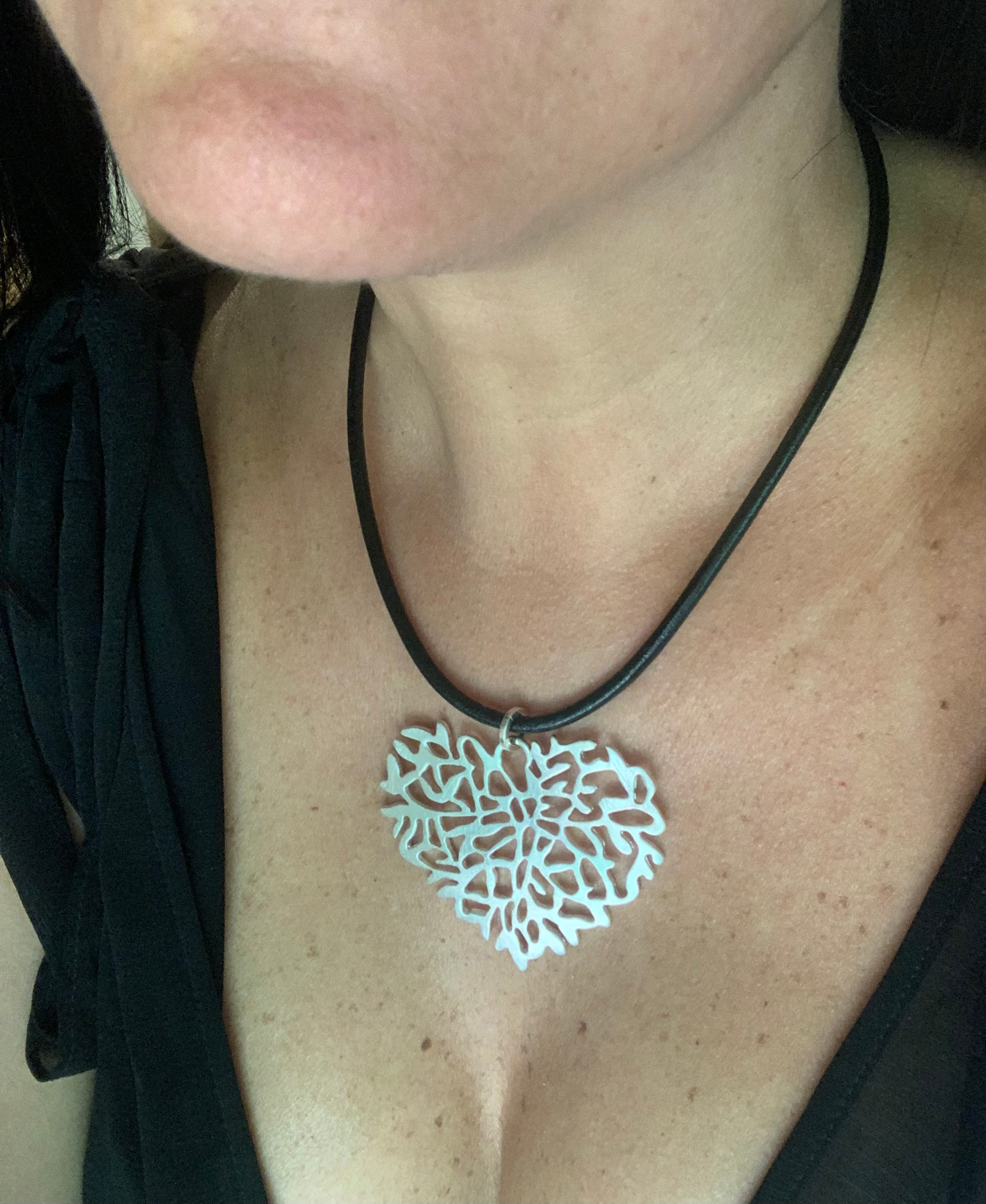 Unique heart necklace