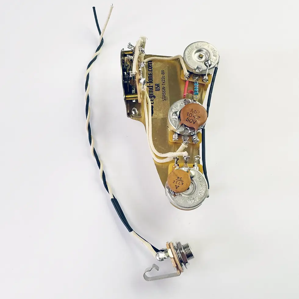 Thumbnail: Custom Stratocaster Split Tone (Bridge Tone) Wiring Harness (Ceramic)
