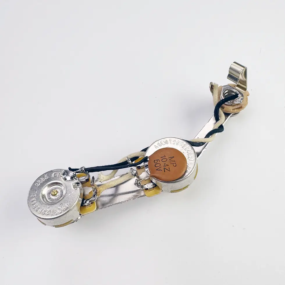 Thumbnail: Precision/P-Bass Wiring Harness '62 Custom, .1uF Vintage Cap