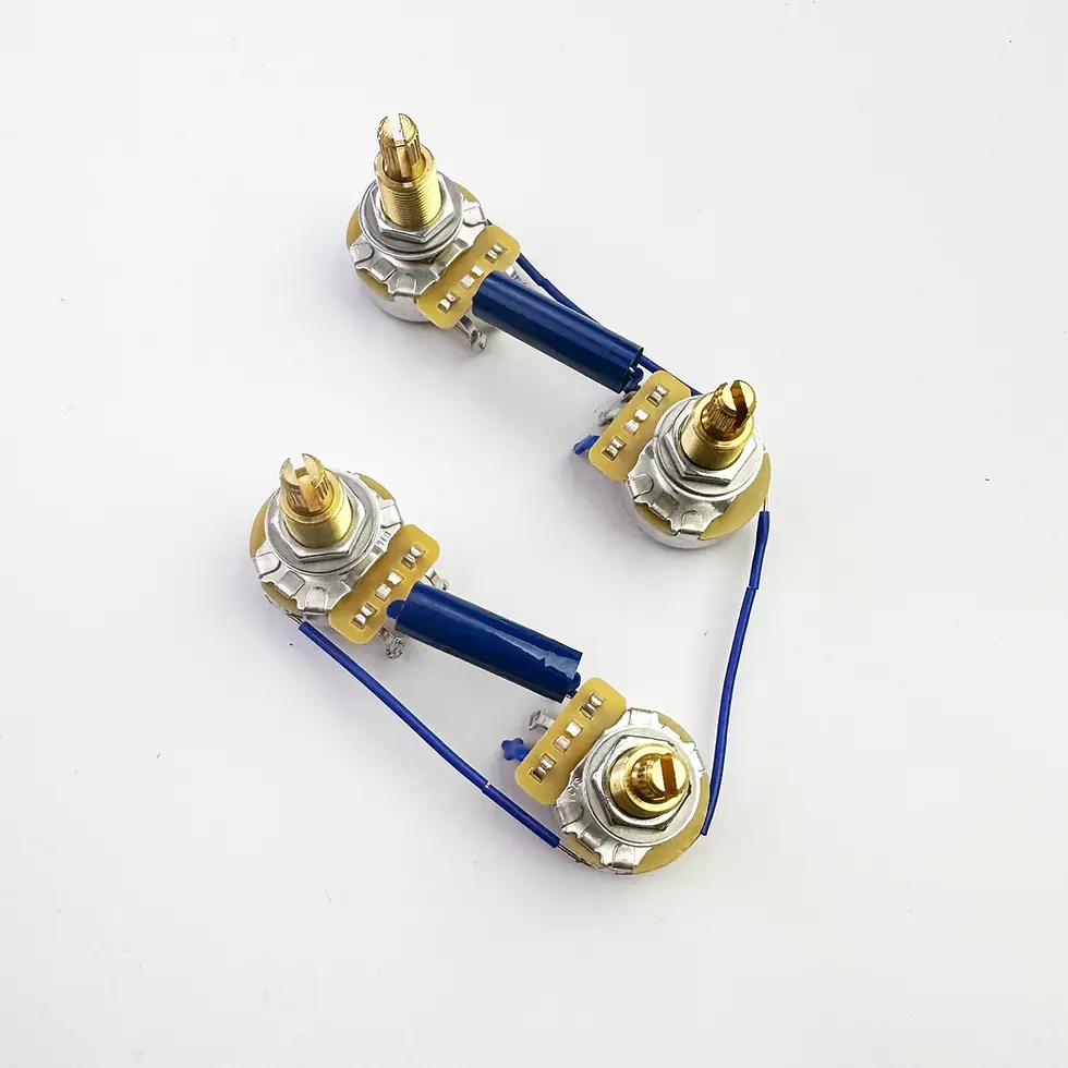 Thumbnail: Les Paul 50's Wiring Harness 500k Pots - Next Gen Sozo Blue Caps