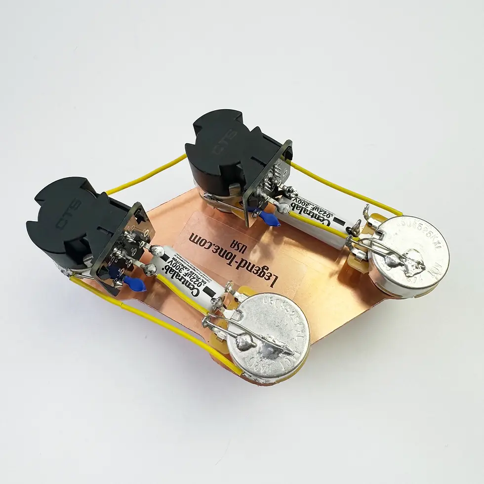 Thumbnail: Les Paul Coil Split Wiring - CTS 500k Push/Pull Pots - Centralab PIO