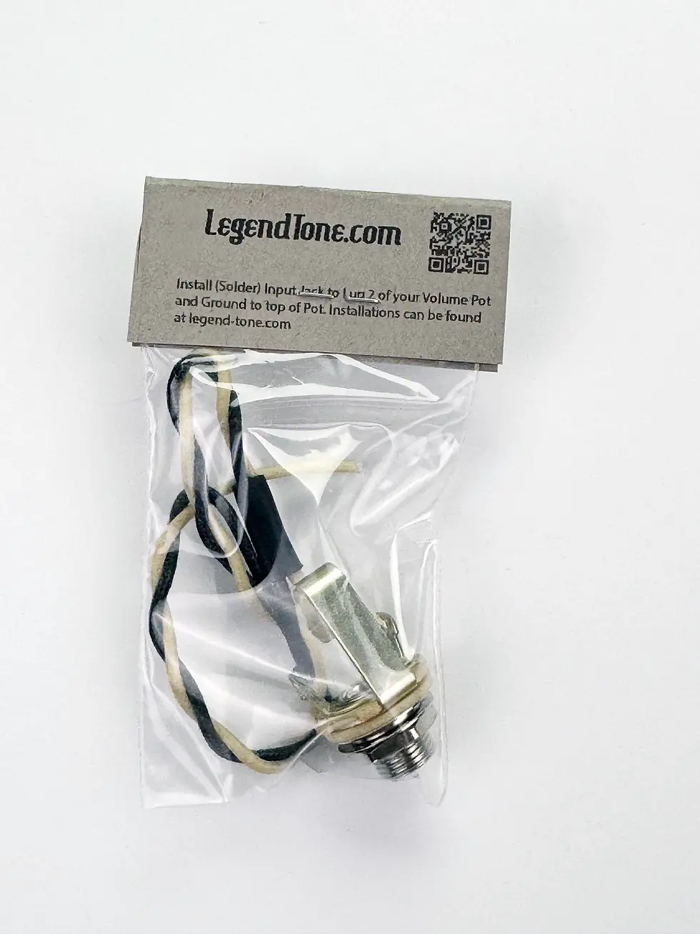 Thumbnail: Prewired Switchcraft Guitar Input/Output Jack