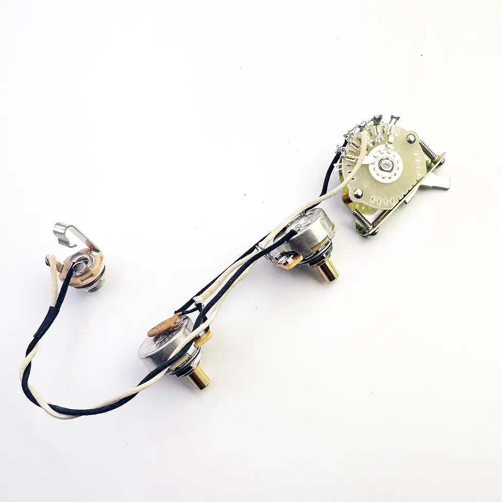 Thumbnail: Telecaster 4-Way Modern Wiring Harness, .047 Ceramic Disk - No Plate