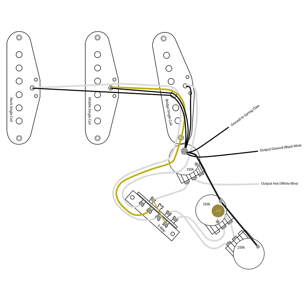 Thumbnail: Fender® Stratocaster® 50's Wiring Diagram