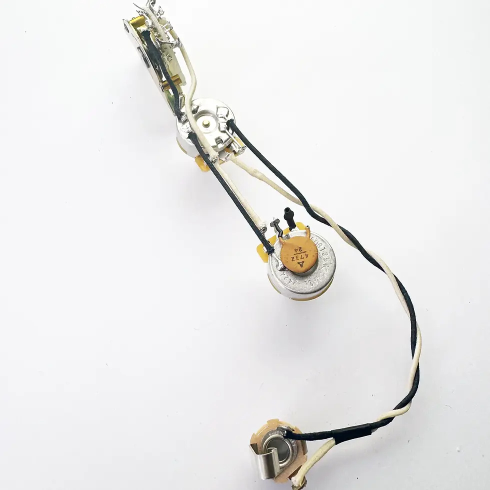 Thumbnail: Telecaster 4-Way Modern Wiring Harness, .047 Ceramic Disk - No Plate