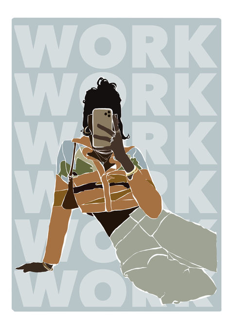 block rendered illustration