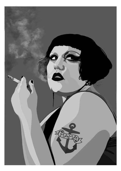 plus size inclusive illustration