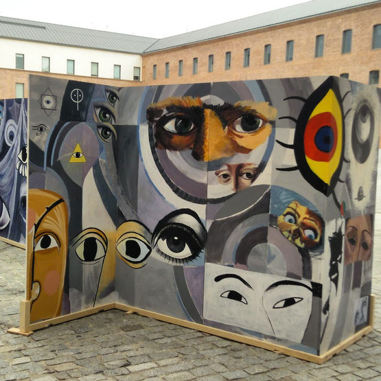 Mural Museo Conde Duque
