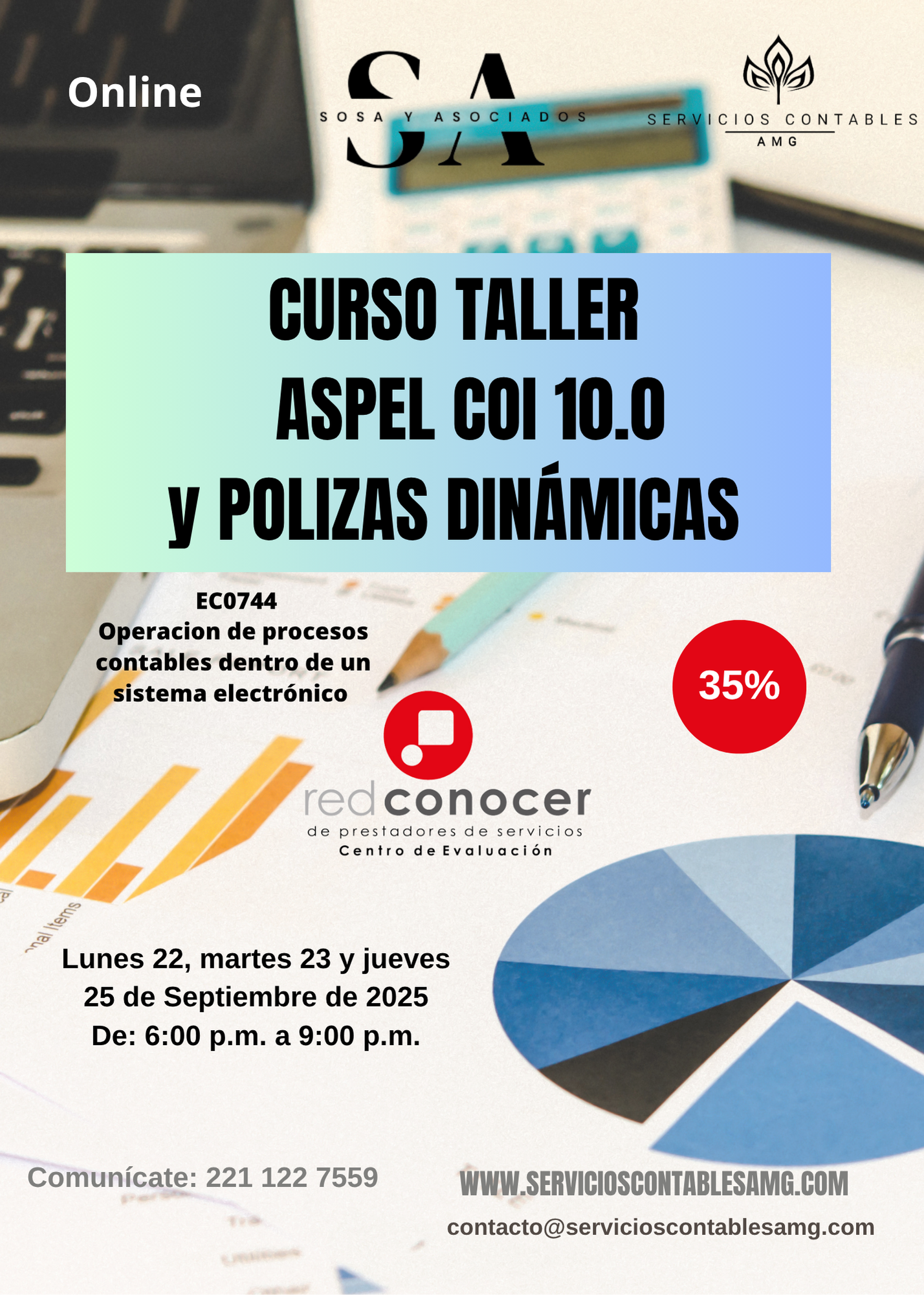 Curso Taller Aspel COI 10.0 y Pólizas Dinámicas