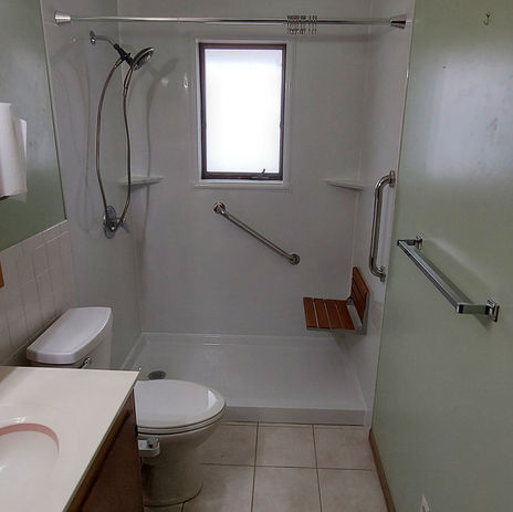 BathQuest bathtub and shower replacement with updated design, smooth finish, and long-lasting durability