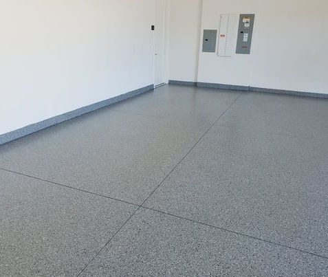 stormy sky Polyaspartic Flooring for garage in flooring