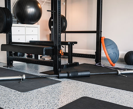 Gyms commercial and industrial flooring example Florida Epoxy installers