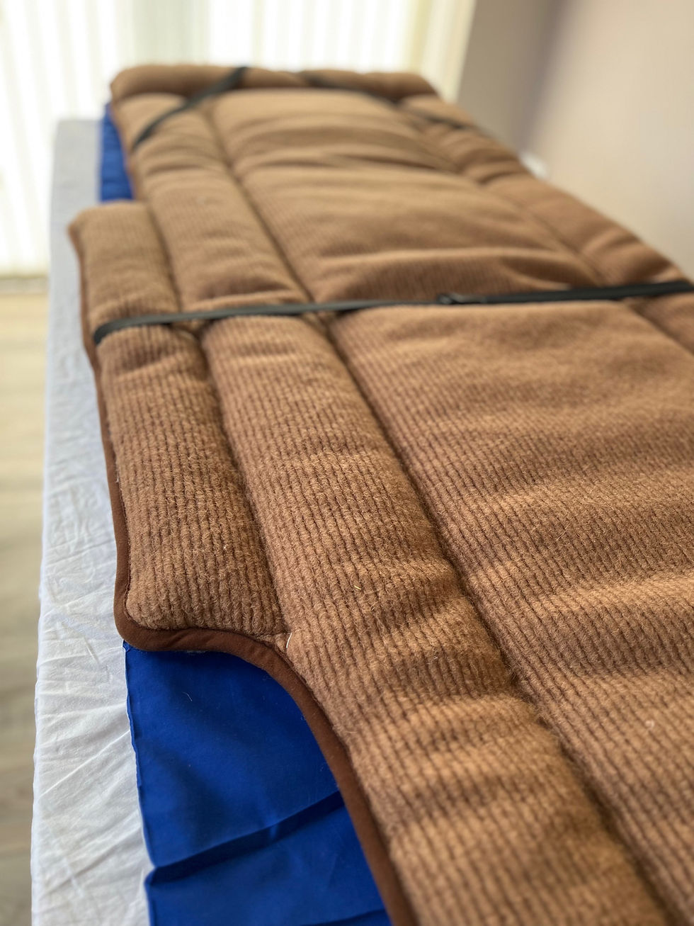 Thumbnail: Padded Merino Wool Truck Mattress Topper