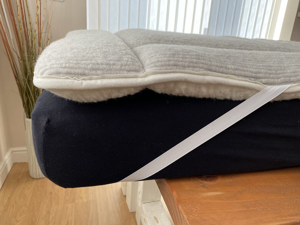 Thumbnail: Padded Merino Wool Truck Mattress Topper