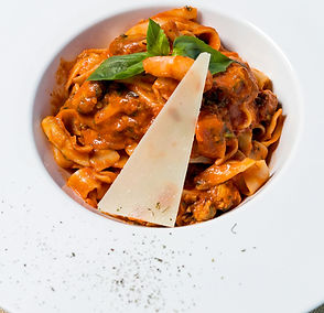 Pasta Dish on White Ceramic Plate by Farhad Ibrahimzade on Pexels