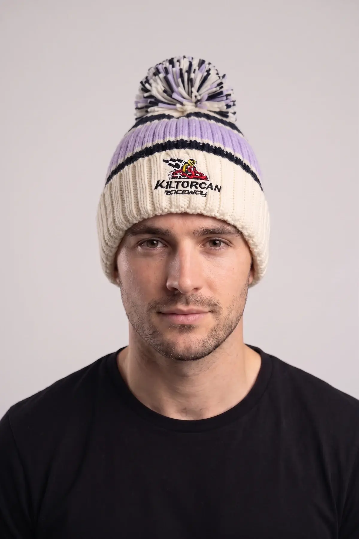 Kiltorcan Raceway Multi-Color Striped Beanie