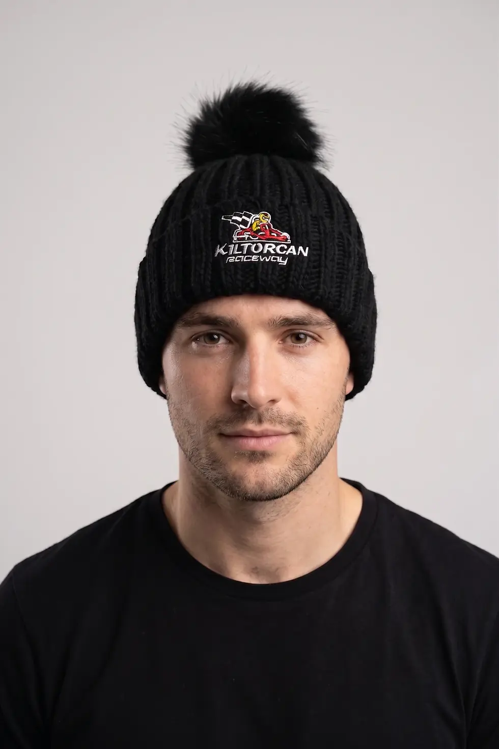 Thumbnail: Kiltorcan Raceway Embroidered Pom-Pom Beanie