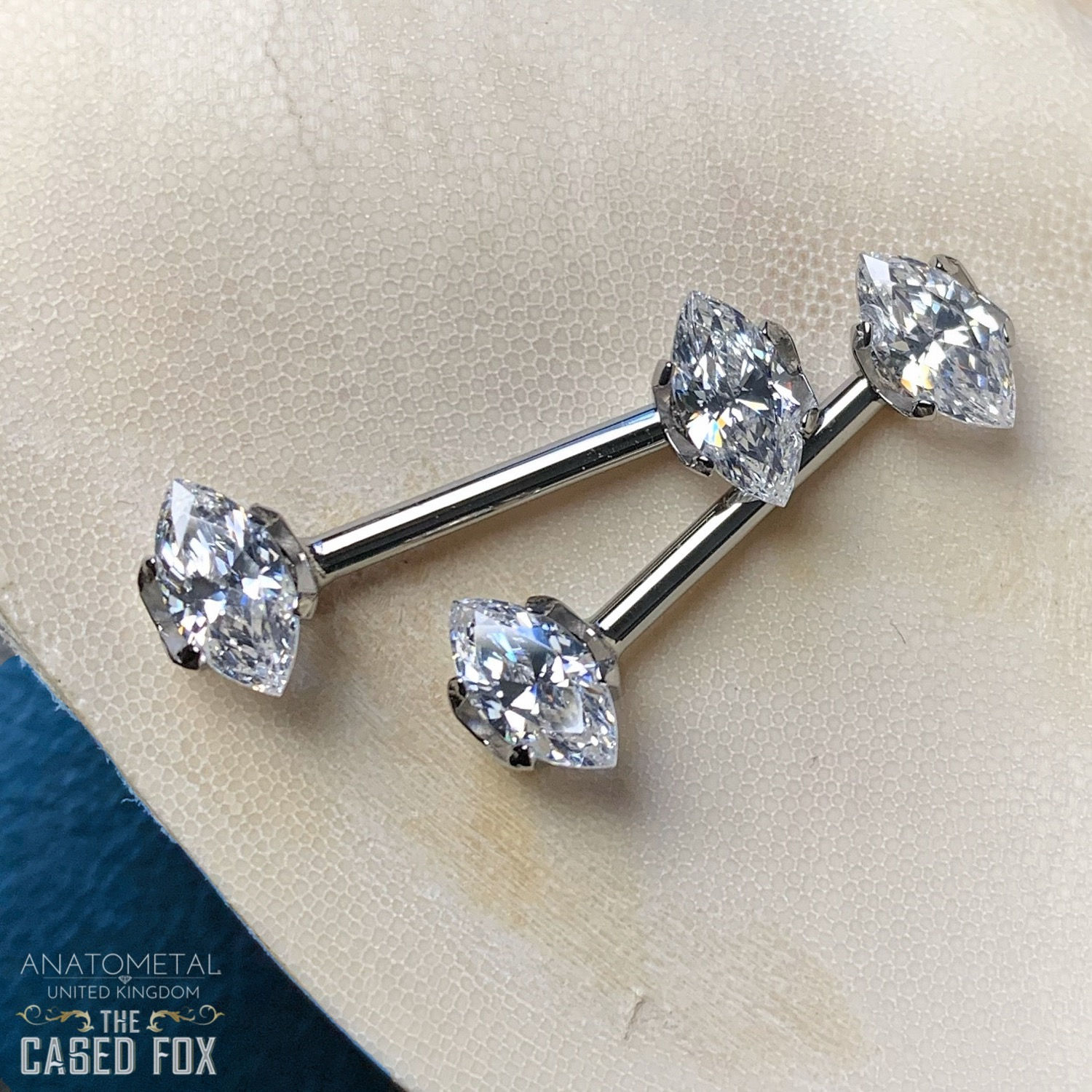 Anatometal Marquise Nipple Barbell