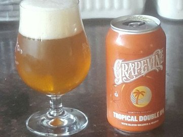 Grapevine Craft Brewery Tropical Double IPA: A Very Tasty Effort