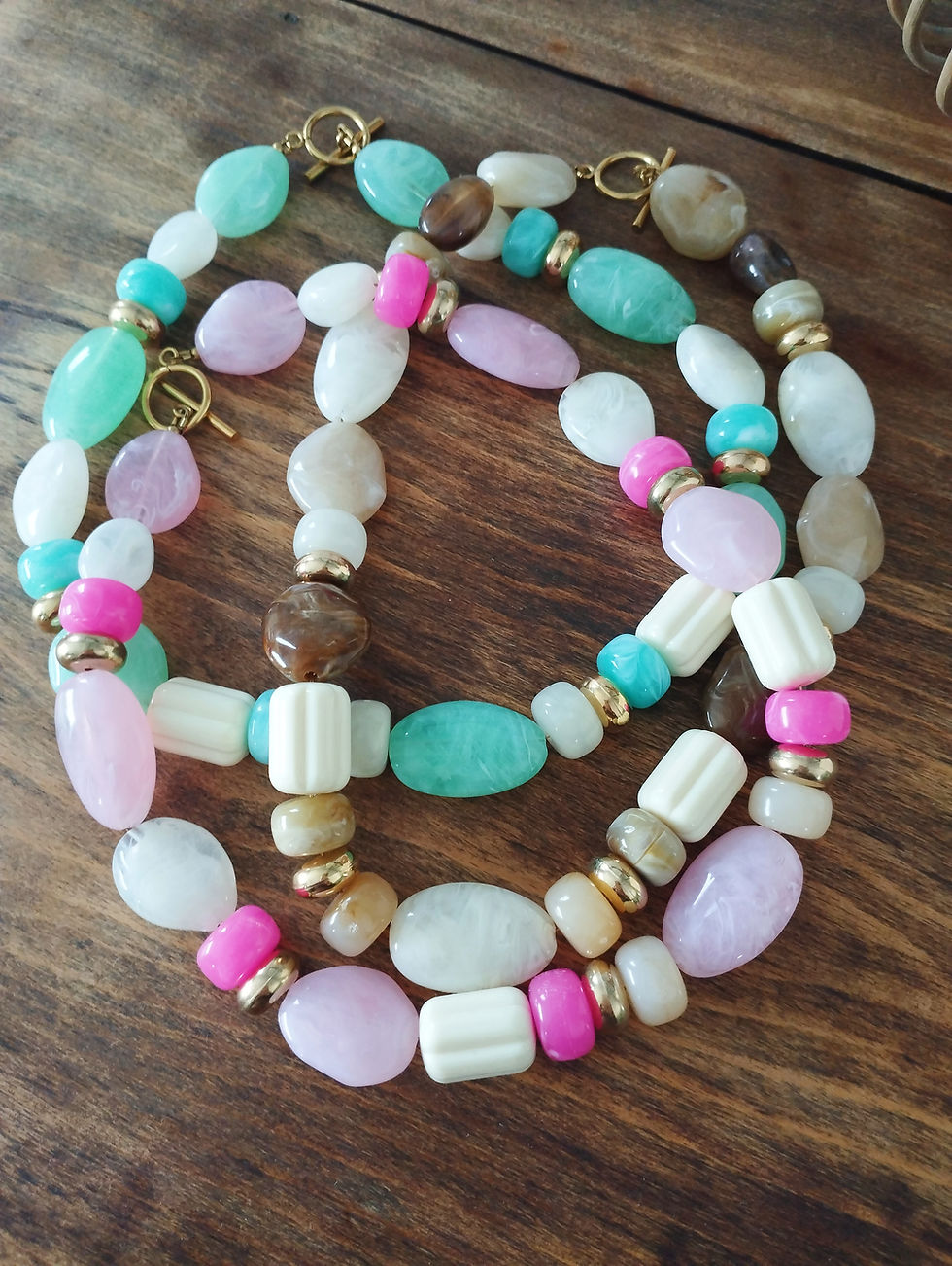 Miniature : Collier Maria rose