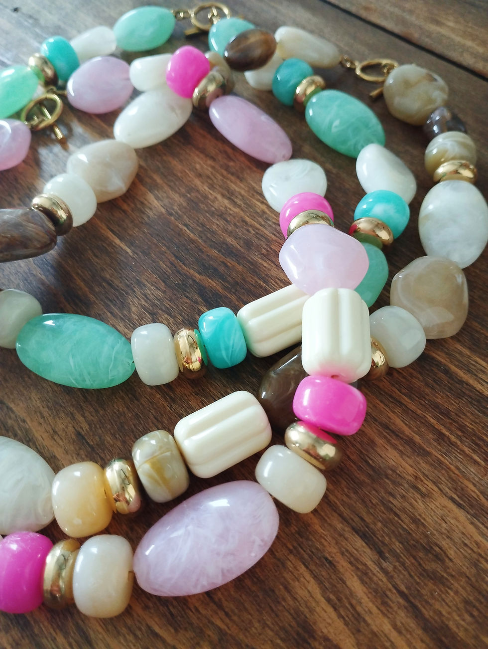 Miniature : Collier Maria rose