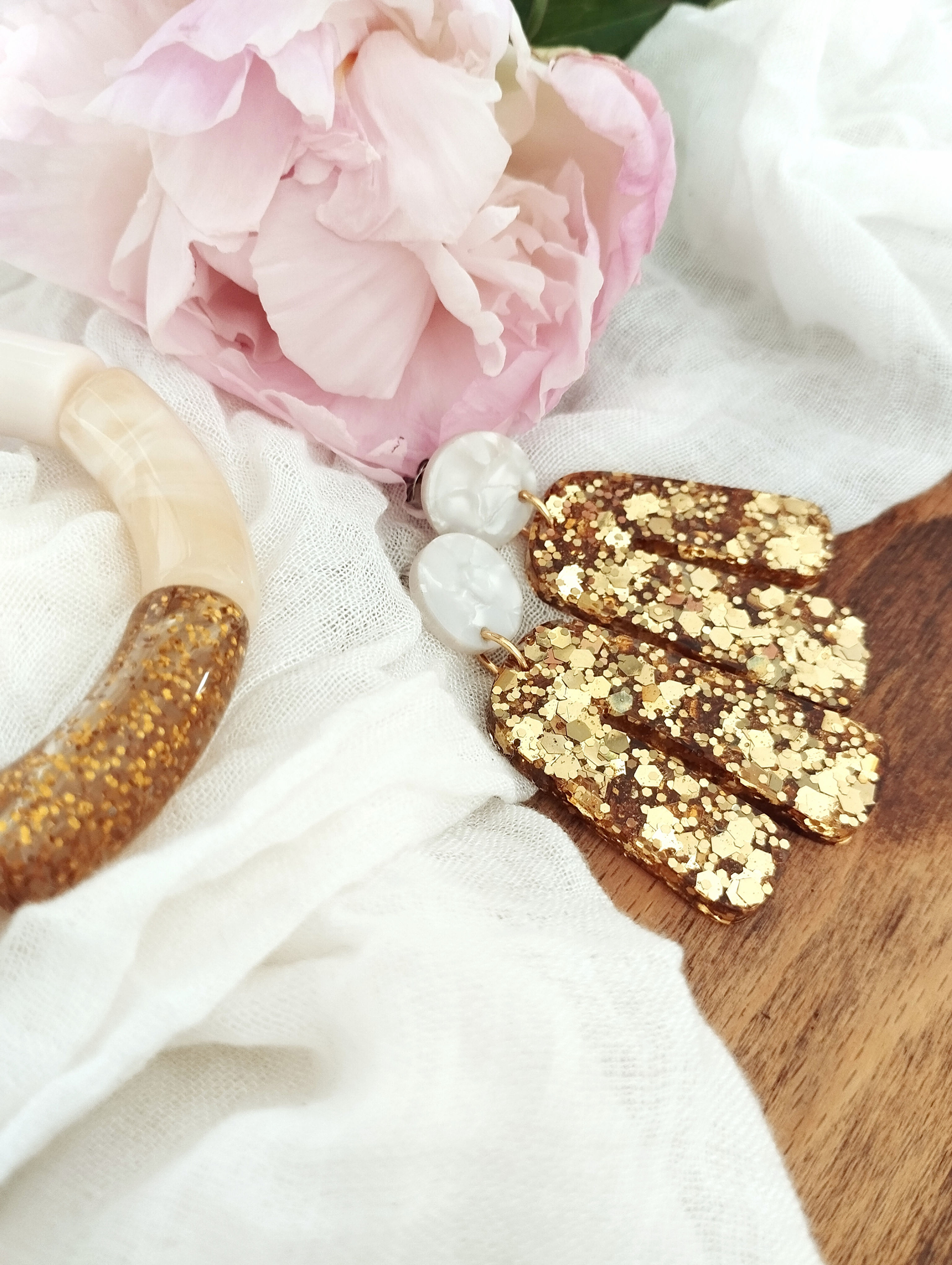 Boucles d'oreilles "Juliette" doré