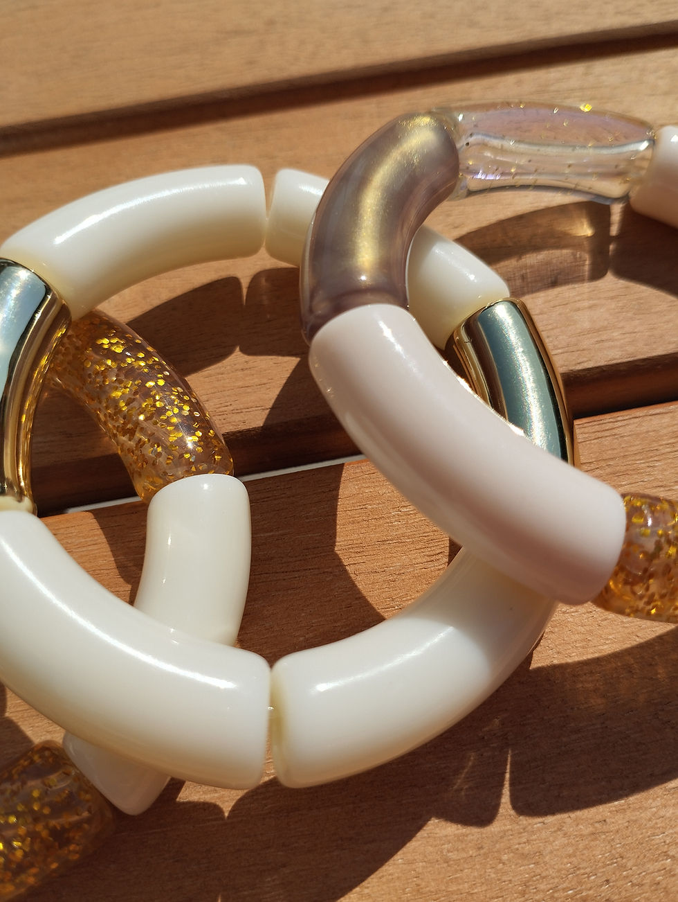 Miniature : Bracelet "Victor" Glow nude