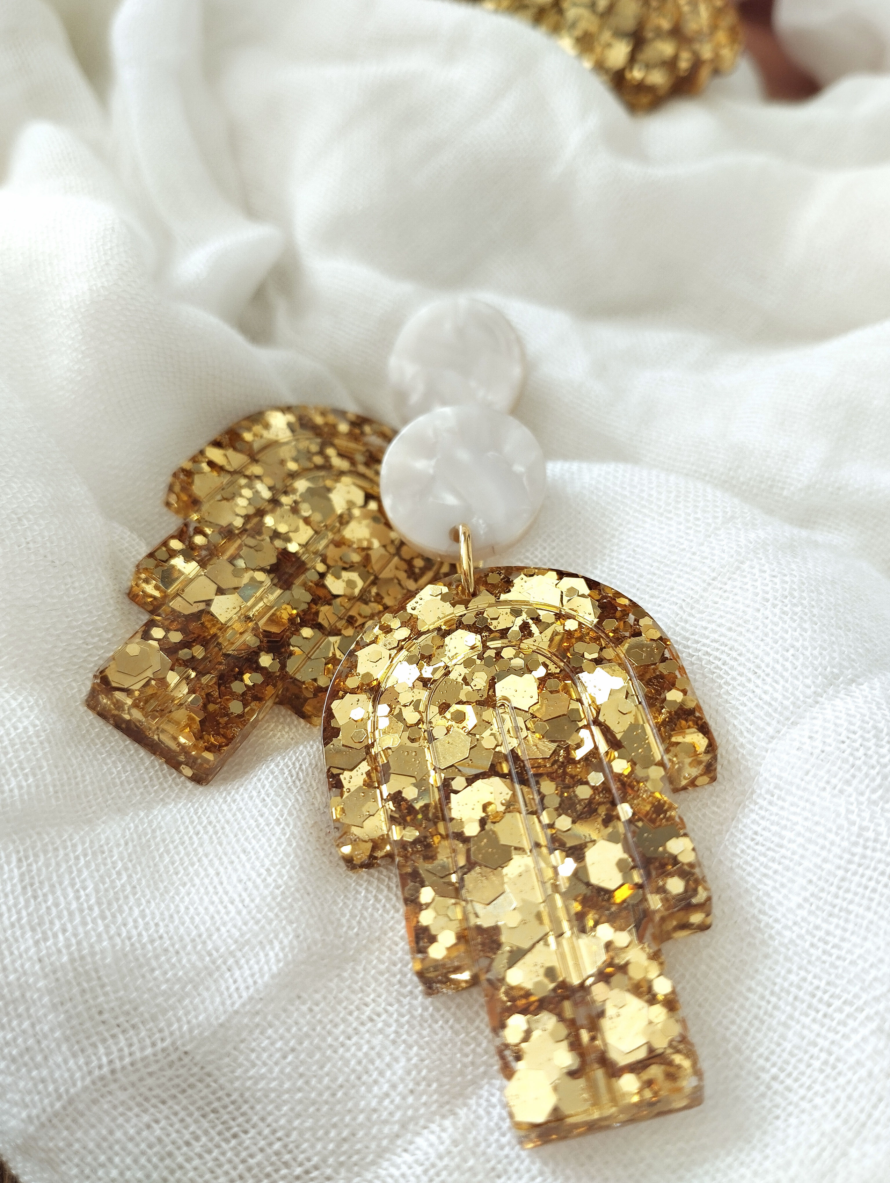 Boucles d'oreilles "Lina" doré