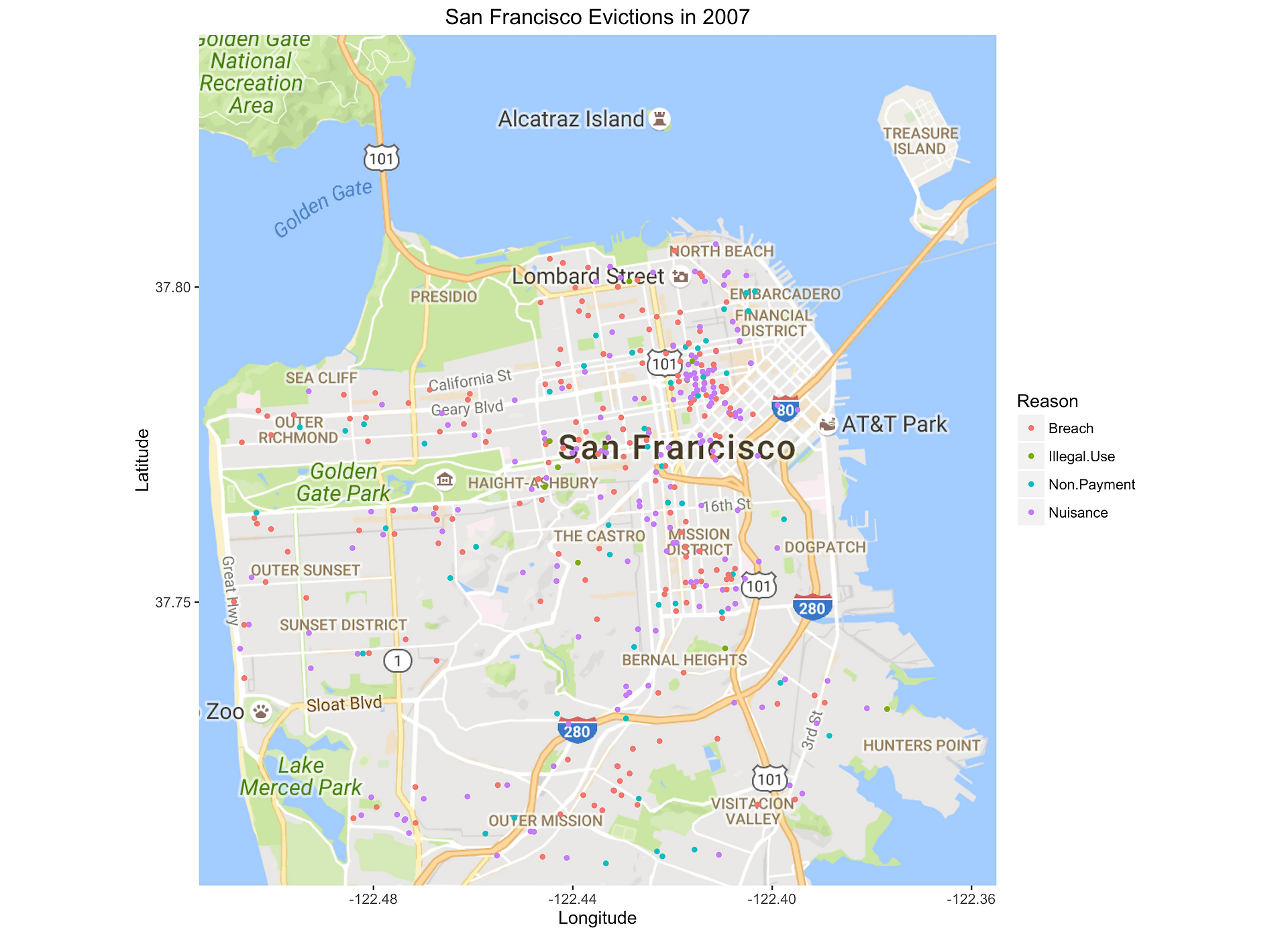  San Francisco Evictions in 2007