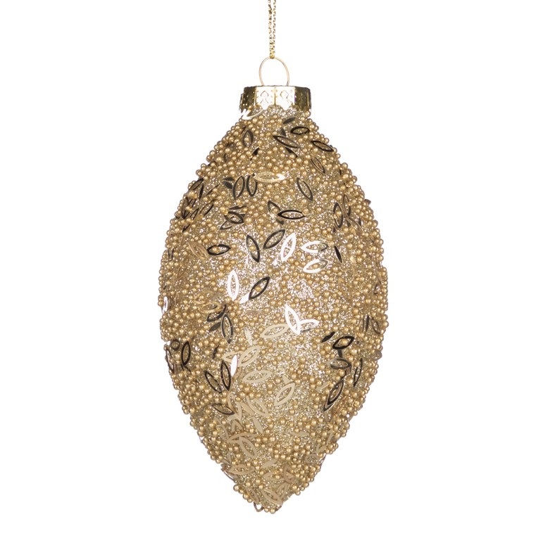 Kerstbal Sequin Beads pegel