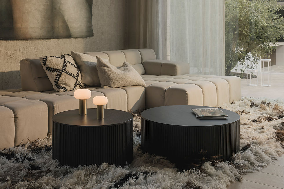 Thumbnail: Tafellamp Elba Mini Brushed Gold Qoozii