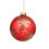 Thumbnail: Kerstbal Glitter Flower bal